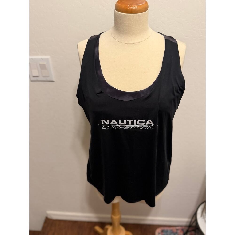 Athletic tank with built in bra size L